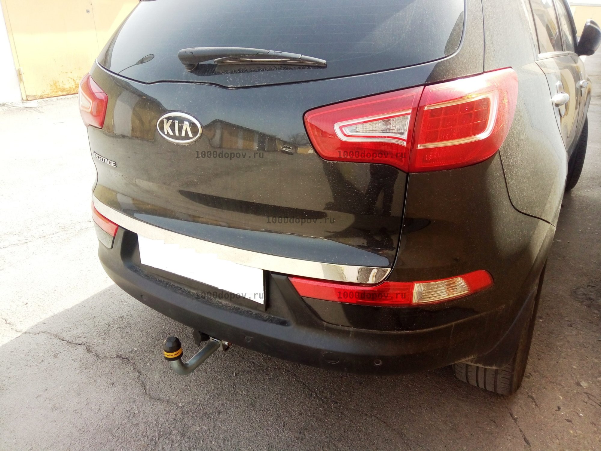 Фаркоп Motodor 91001-A KIA Sportage, Hyundai IX35 2010-2015 (оцинк. шар) — рисунок 5