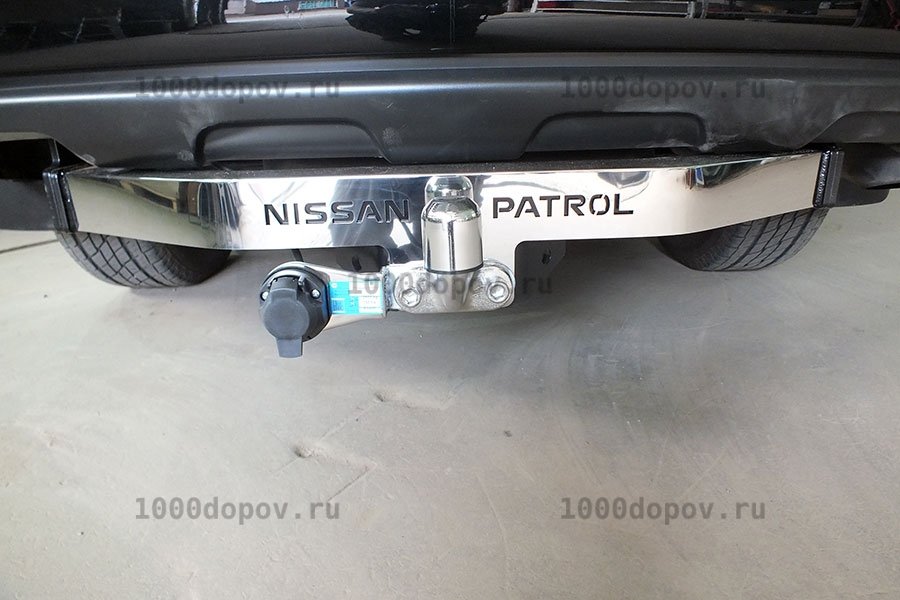 Фаркоп Baltex 15190008е для Nissan Patrol 2010-н.в. (нерж. накладка, оцинк. шар) — рисунок 1