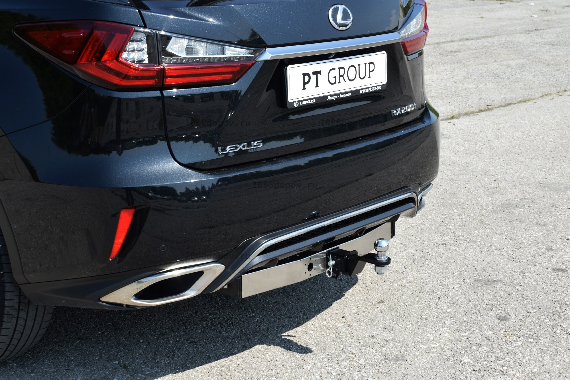 Фаркоп PT GROUP LRX991102 Lexus RX, в т.ч. F-Sport 2015-2019 (кроме Long) (нерж. накладка) — рисунок 4