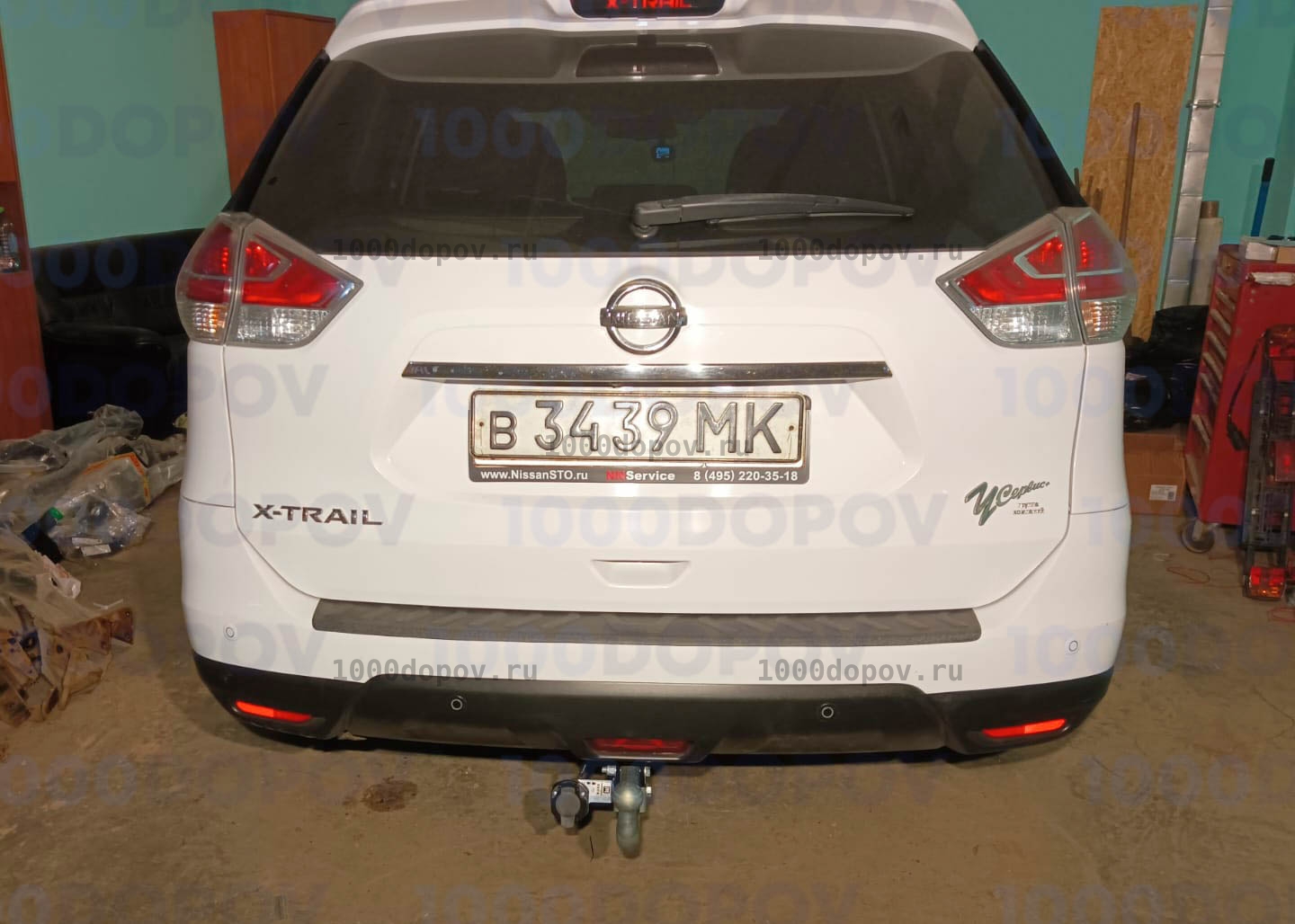 Фаркоп Motodor 91412-A Nissan X-Trail (T32) 2014-н.в. (оцинк. шар) — рисунок 8