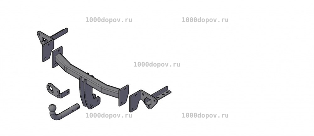 Фаркоп Трейлер 8501 Subaru Forester 2012-2018 — рисунок 8