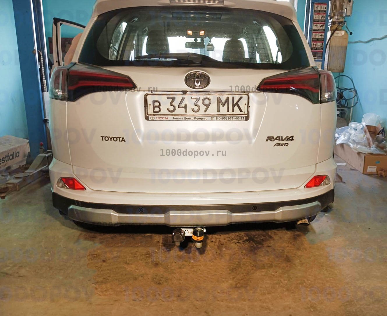 Фаркоп Motodor 92506-A Toyota Rav 4 2013-2019 (оцинк. шар) — рисунок 3