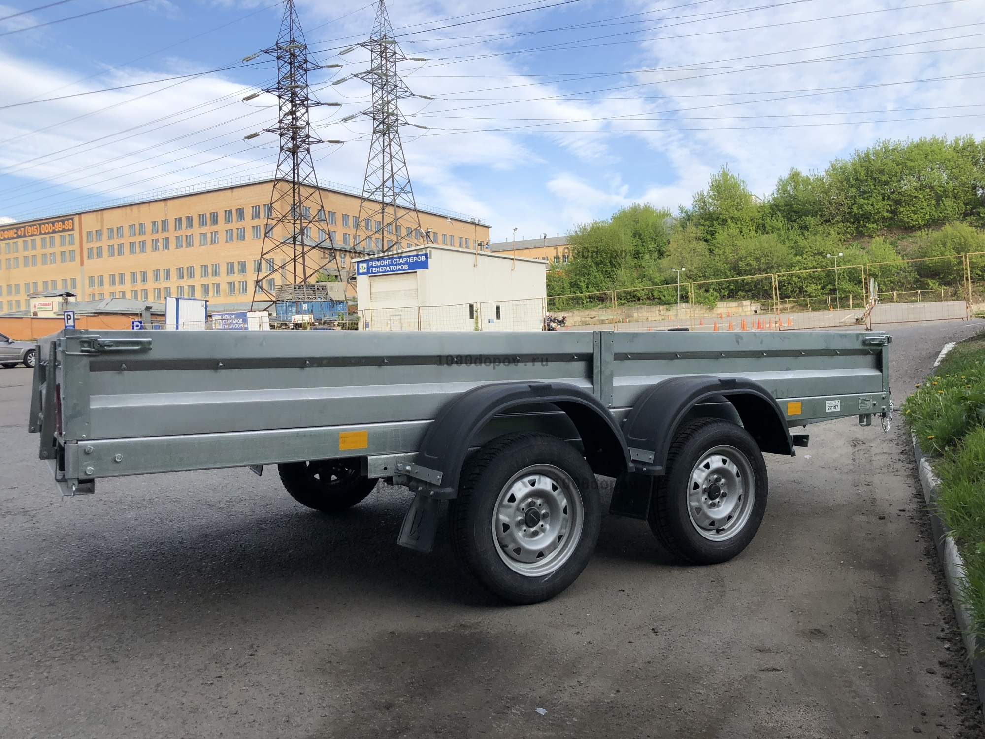 Прицеп Avtos A35P2B рессора AL-KO — рисунок 1