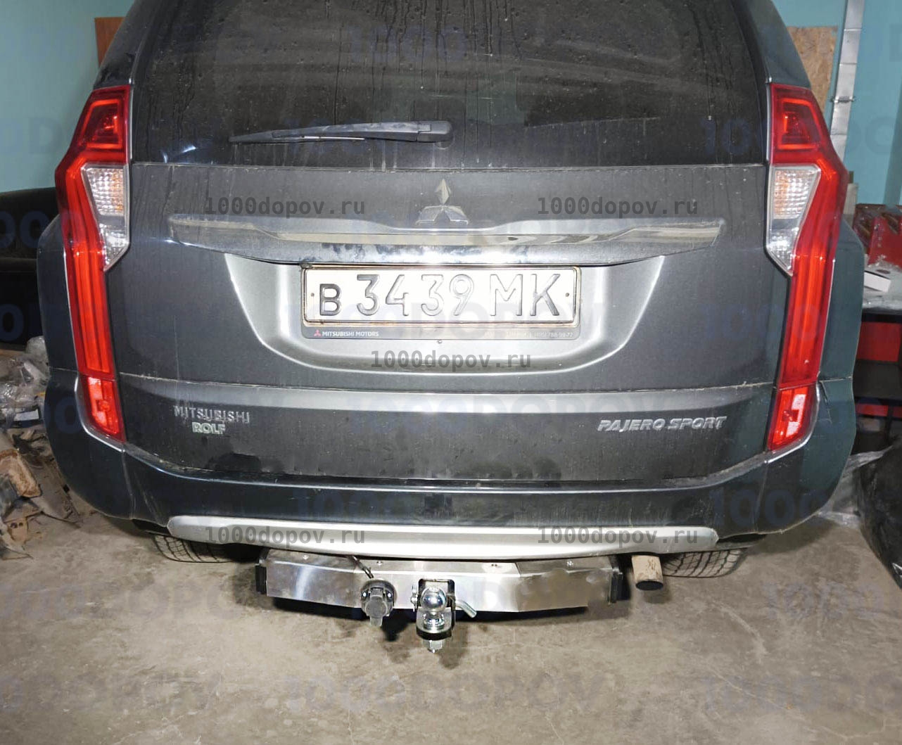 Фаркоп PT GROUP MPS-08-991124.00 Mitsubishi Pajero Sport  2/3 2008-2016, 2016-н.в. — рисунок 3