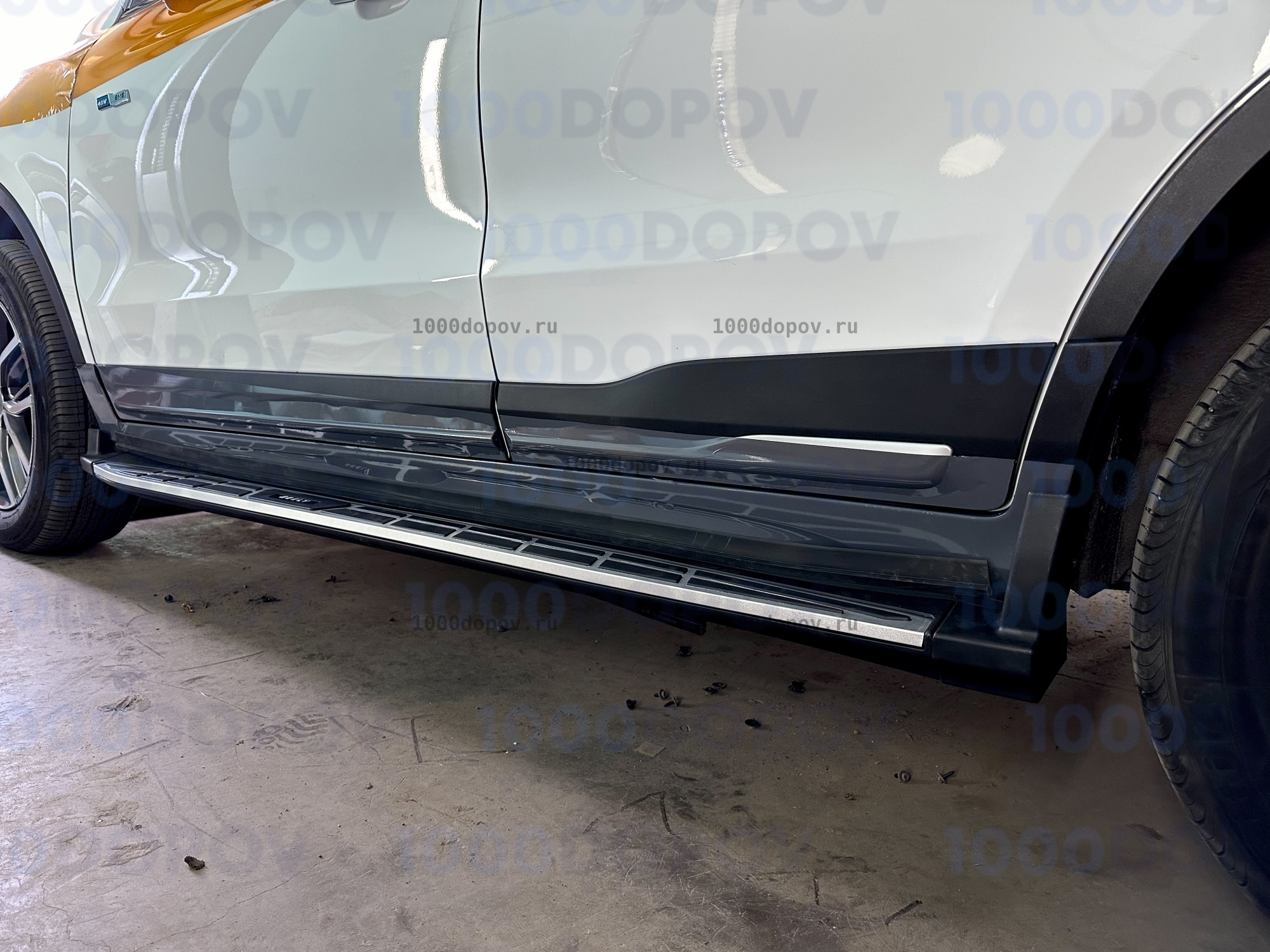Пороги подножки на Geely Atlas PRO 2021-н.в — рисунок 5