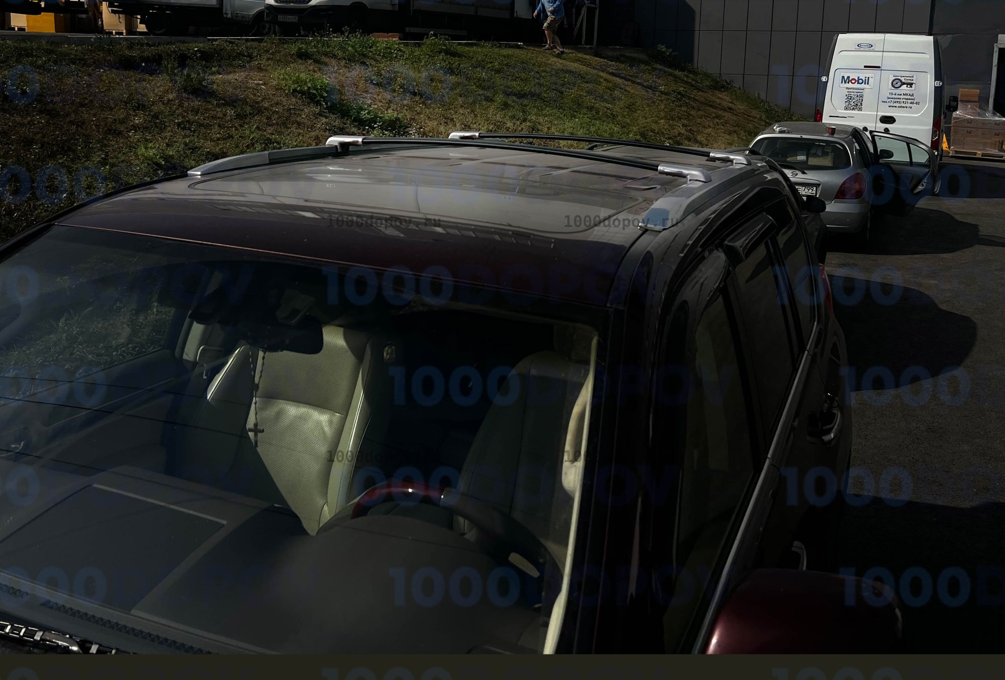 Багажник на рейлинги Lexus GX460/ Toyota Land Cruiser Prado J150 штатный — рисунок 3