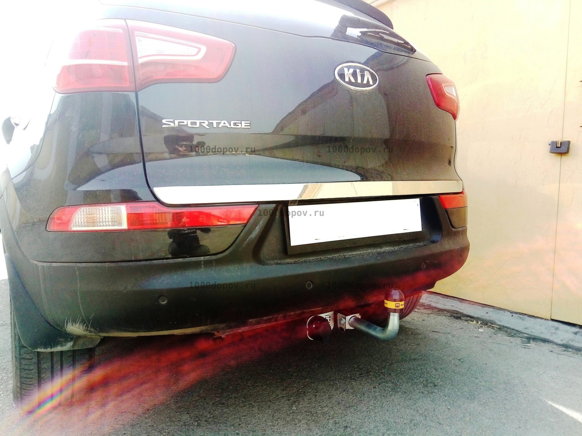 Фаркоп Motodor 91001-A KIA Sportage, Hyundai IX35 2010-2015 (оцинк. шар) — рисунок 4