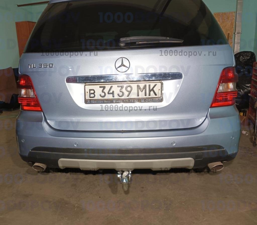 Фаркоп Galia M115A Mercedes M-Class (W164) 2005-2011 / M-Class (W166) 2012-2015 (оцинк.) — рисунок 5