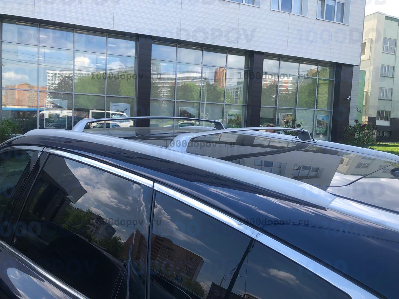 Багажник на рейлинги Infiniti QX60 2015-2021 штатный — рисунок 4