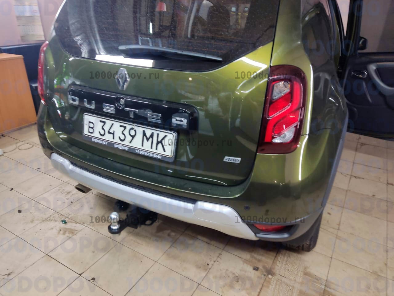 Фаркоп PT GROUP NTE-12-991122.00 Renault DUSTER c 2012 -н.в. — рисунок 1