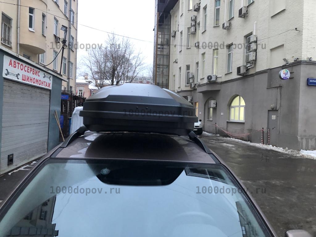 Автобокс ПТ Групп ACTIVE М (450 л.) двухсторонний черный — рисунок 16