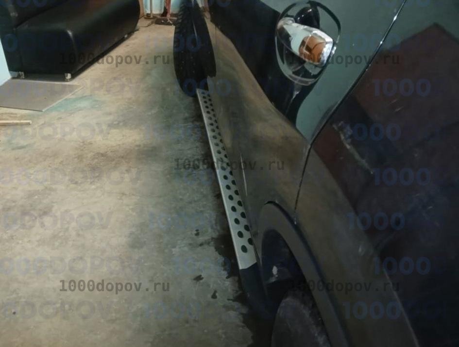 Пороги подножки на Nissan X-Trail T32 2014-н.в. (в стиле BMW) — рисунок 12