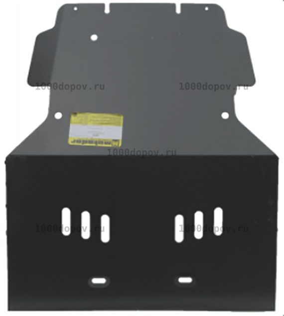 Защита Motodor 12512 Toyota Land Cruiser 100 1998-2007 (Картер, Кпп, Перед. дифф., Разд. коробки) — рисунок 2