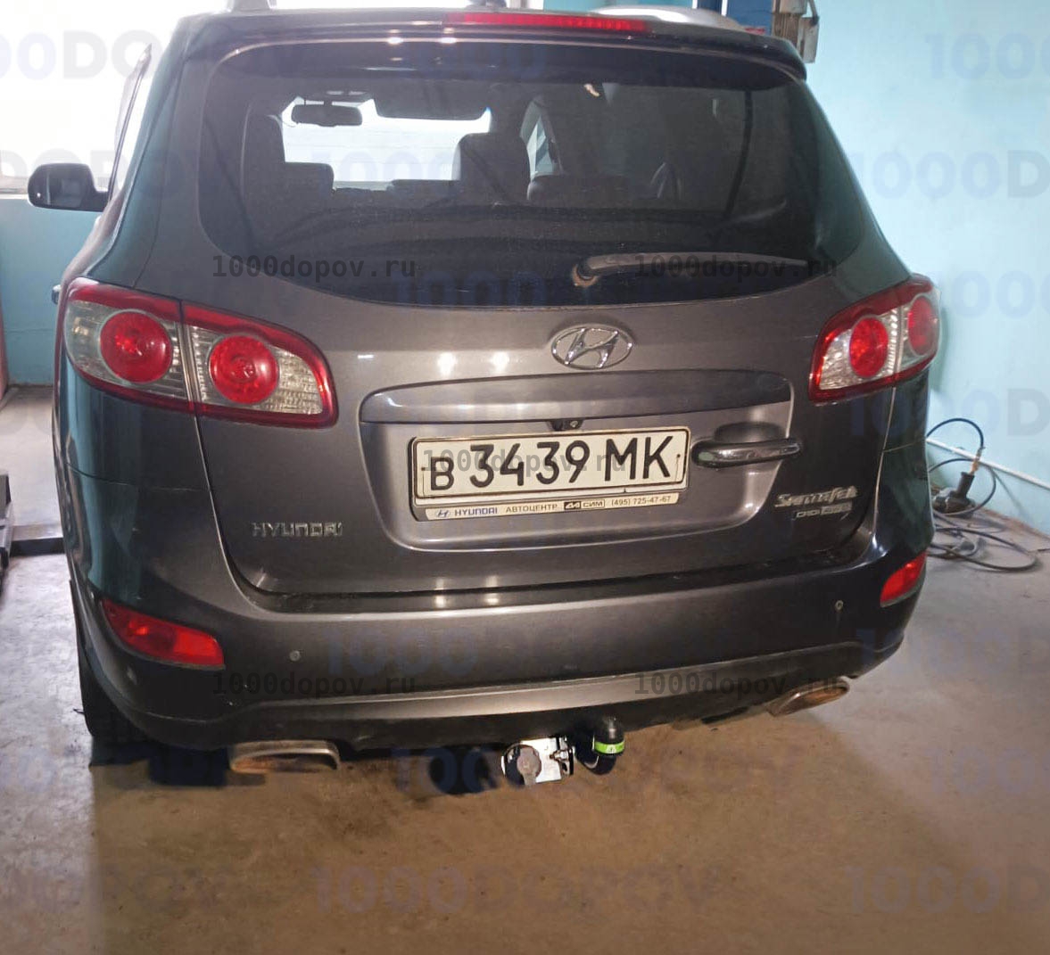 Фаркоп Leader Plus H215-A KIA Sorento 3 (XM) 2009-2012 — рисунок 8