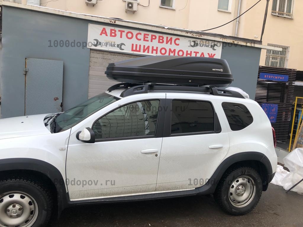 Автобокс ПТ Групп ACTIVE М (450 л.) двухсторонний черный — рисунок 24