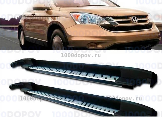 Пороги подножки на Honda CR-V 3 2006-2012 — рисунок 6