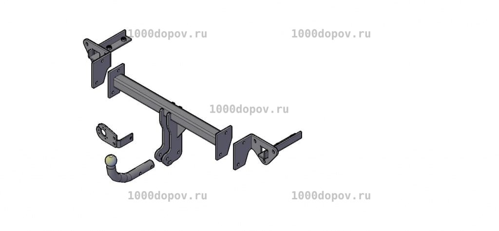 Фаркоп Трейлер 8510 Subaru Impreza XV 2012-2014 — рисунок 7
