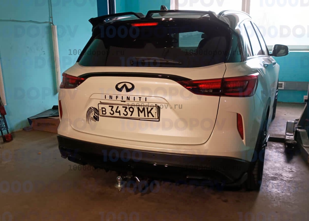 Фаркоп Motodor 98003-E Infiniti QX50 2018 - н.в (хром. Шар) — рисунок 1