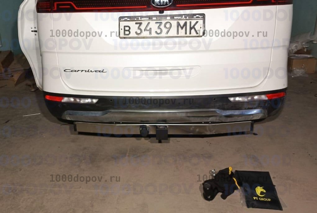 Фаркоп PT Group KCA-20-991124.00 с НЕРЖ накладкой  Kia Carnival 2020-н.в — рисунок 8