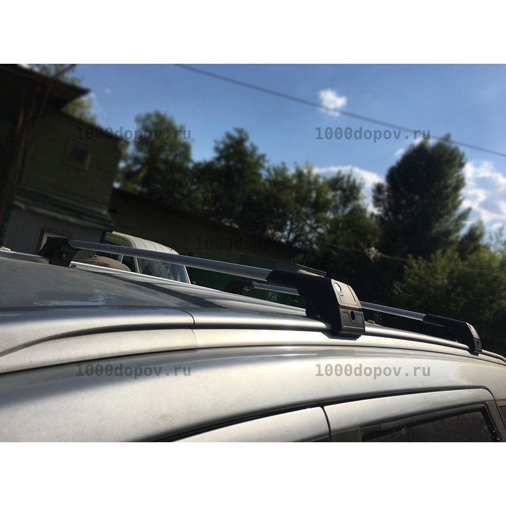Багажные поперечины SKYBAR V2 на интегриров. рейлинги CHERY Tiggo 2014-2017 SUV 5дв. серебристые — рисунок 6