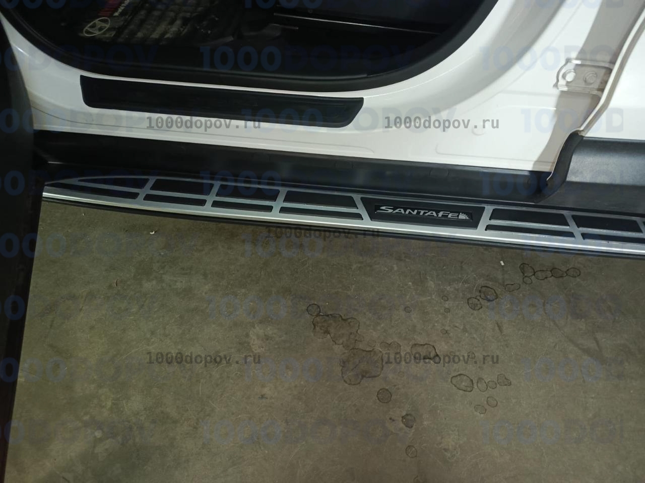 Пороги подножки на Hyundai Santa Fe 3 2012-2018 (кроме Grand) — рисунок 2