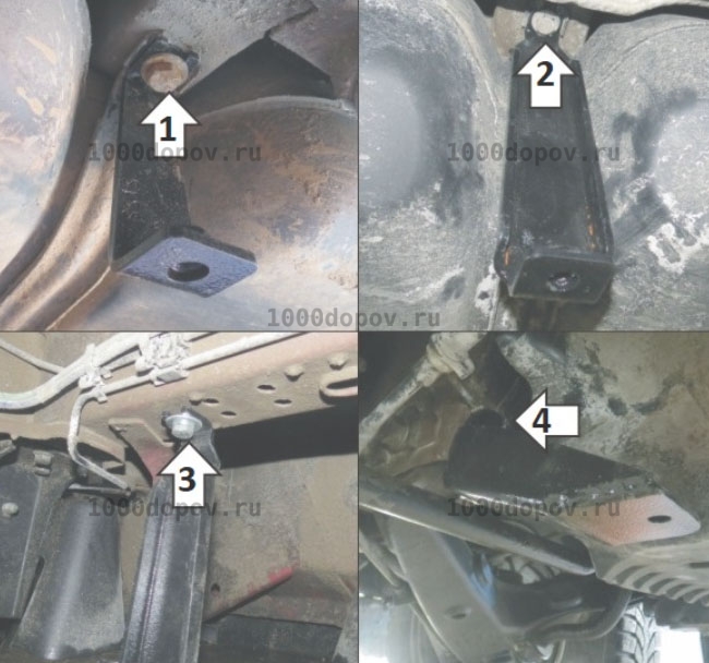 Защита Motodor 72705 Volkswagen Multivan T6.1 2020-н.в. (Топл.бака) — рисунок 3