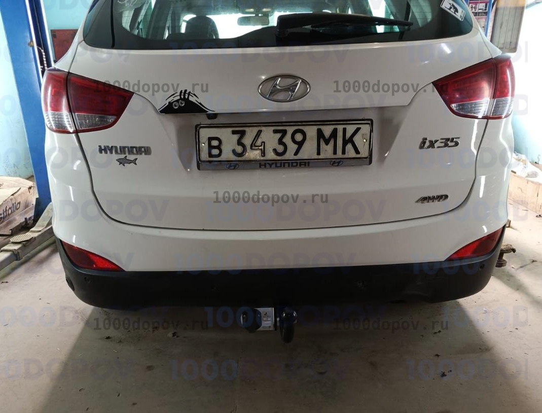 Фаркоп Leader Plus K112-A Hyundai IX35 (LM) 2010-2015 — рисунок 3