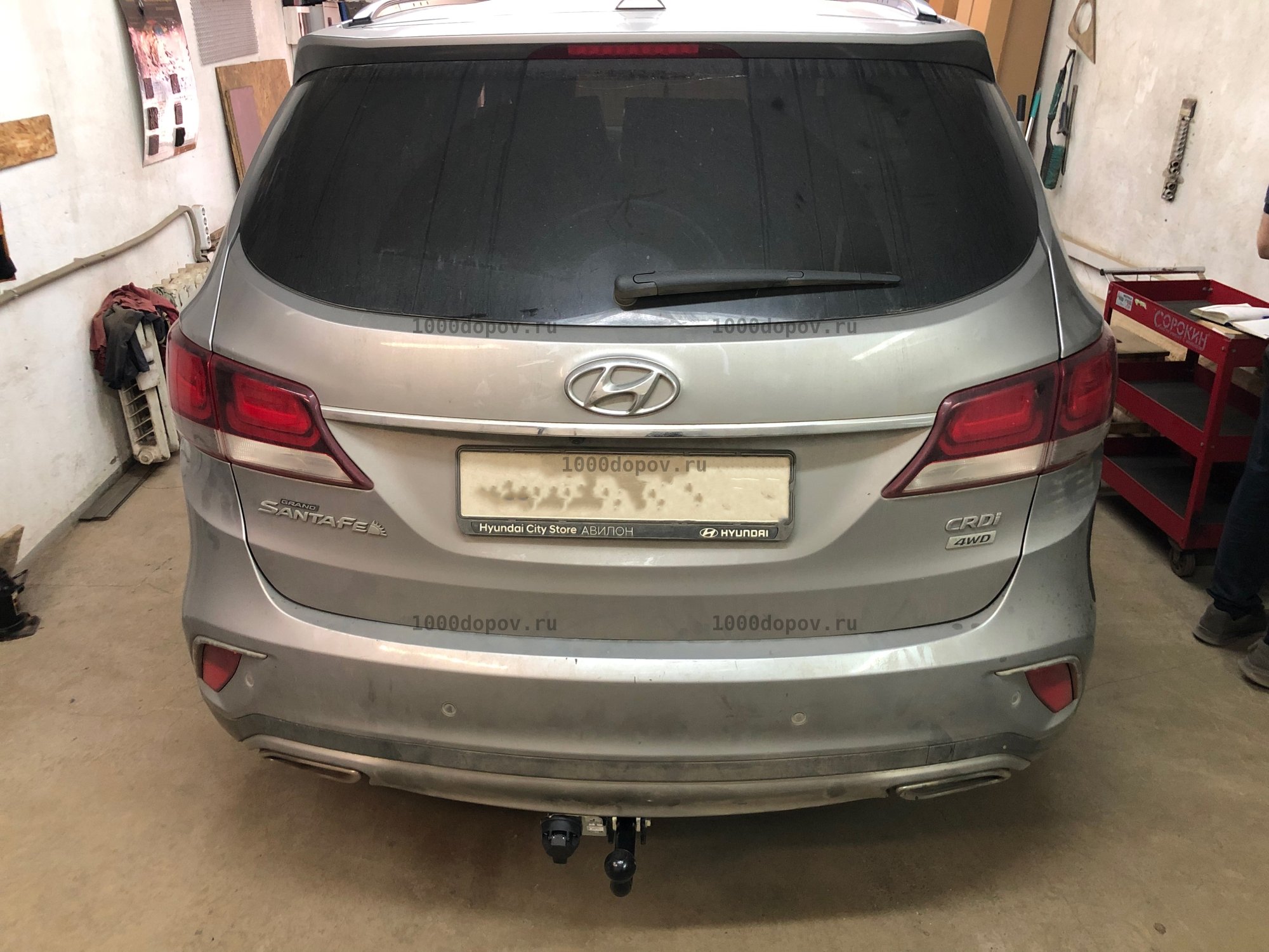 Фаркоп Leader Plus H224-A Hyundai Grand Santa Fe 2014-н.в. — рисунок 2