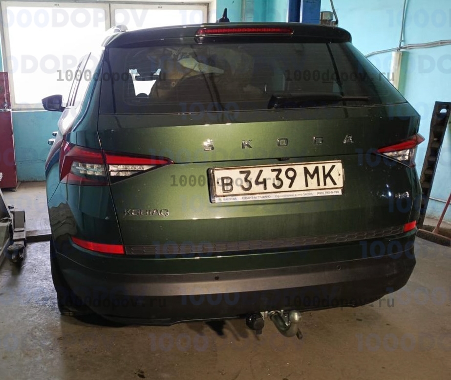 Фаркоп Galia S120C Skoda Kodiaq 2017-н.в. (оцинк. и быстросъем.) — рисунок 8