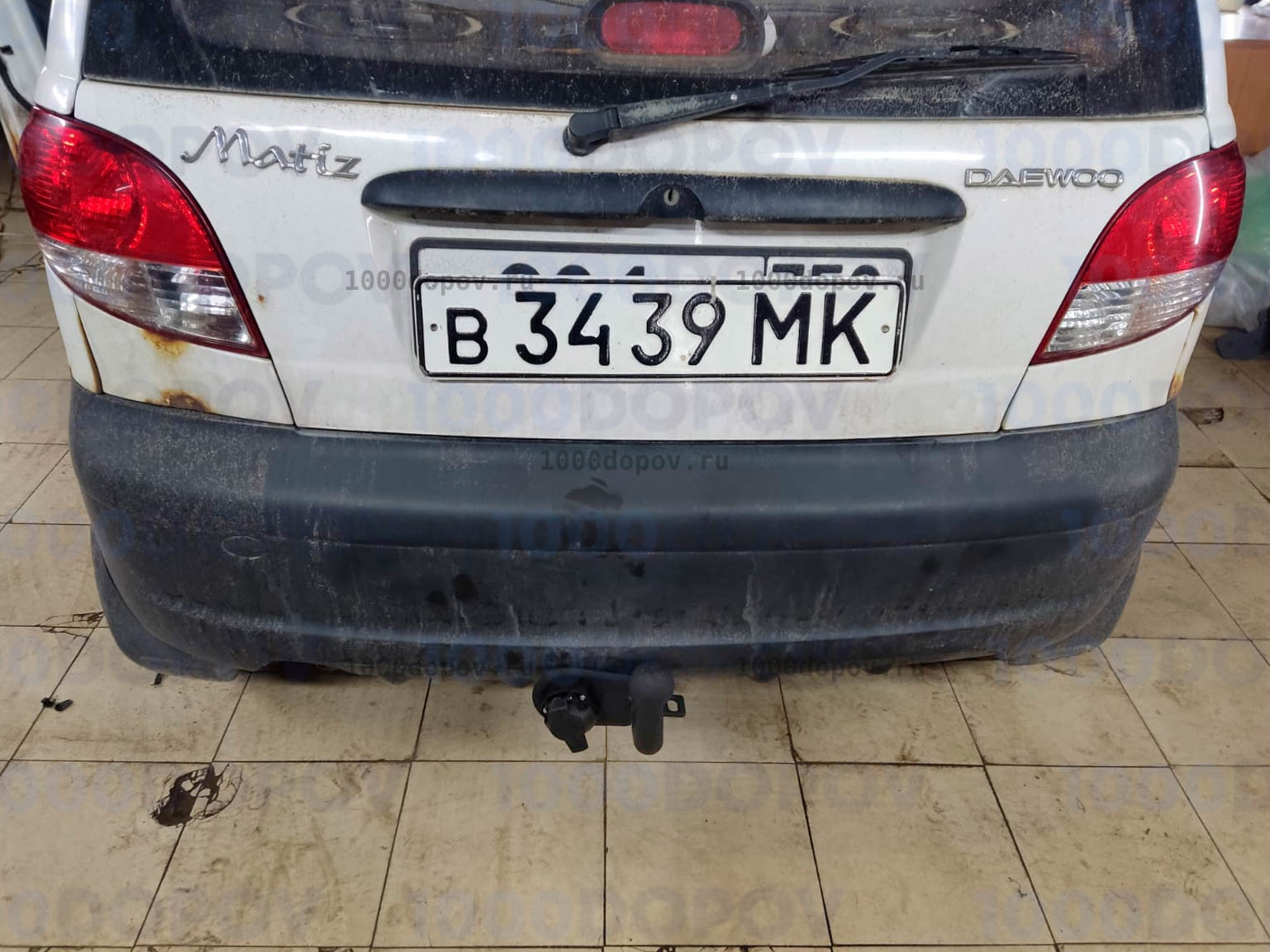 Фаркоп Avtos DW 04 Daewoo Matiz 2002-2015 — рисунок 3