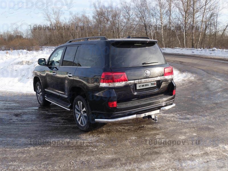 Фаркоп ТСС Тюнинг TCU00047 Toyota Land Cruiser 200 2007-н.в., Executive и Excalibur (алюм. накладка, надпись Land Cruiser) — рисунок 4