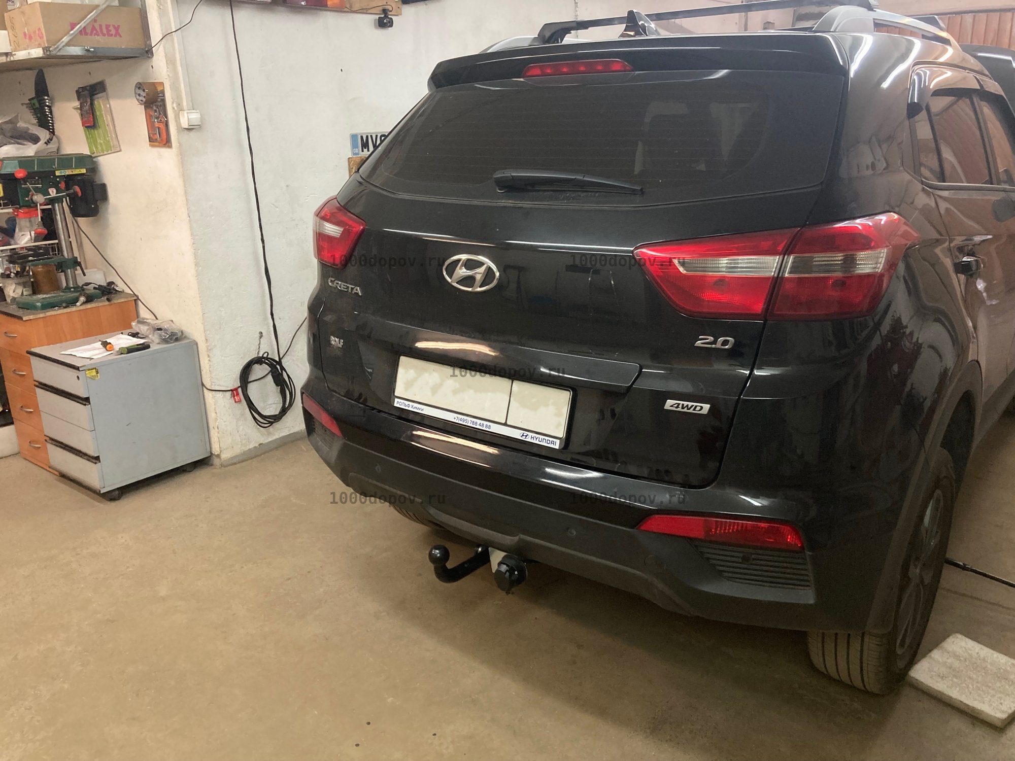 Фаркоп  Leader Plus H227-A Hyundai Creta 2016-2021, 2021-н.в. — рисунок 9