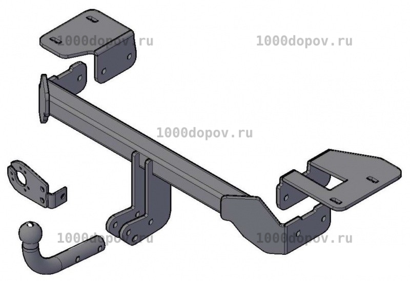 Фаркоп Трейлер 7611 Honda CR-V 2012-2017 — рисунок 3