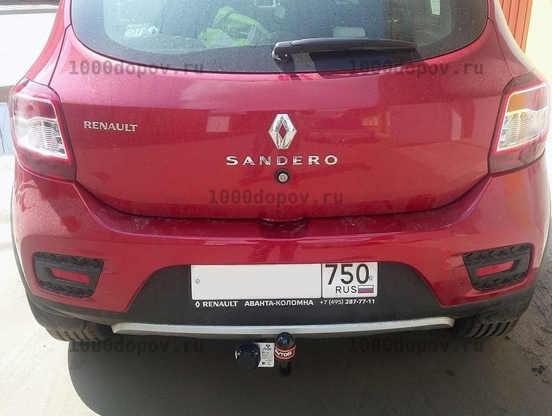 Фаркоп Avtos RN 11 Dacia Sandero Stepway 2 2013-н.в. — рисунок 1