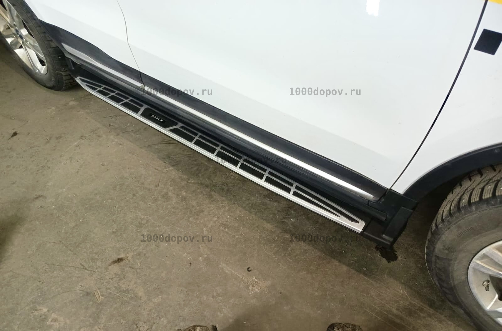 Пороги подножки на Geely Atlas PRO 2021-н.в — рисунок 15