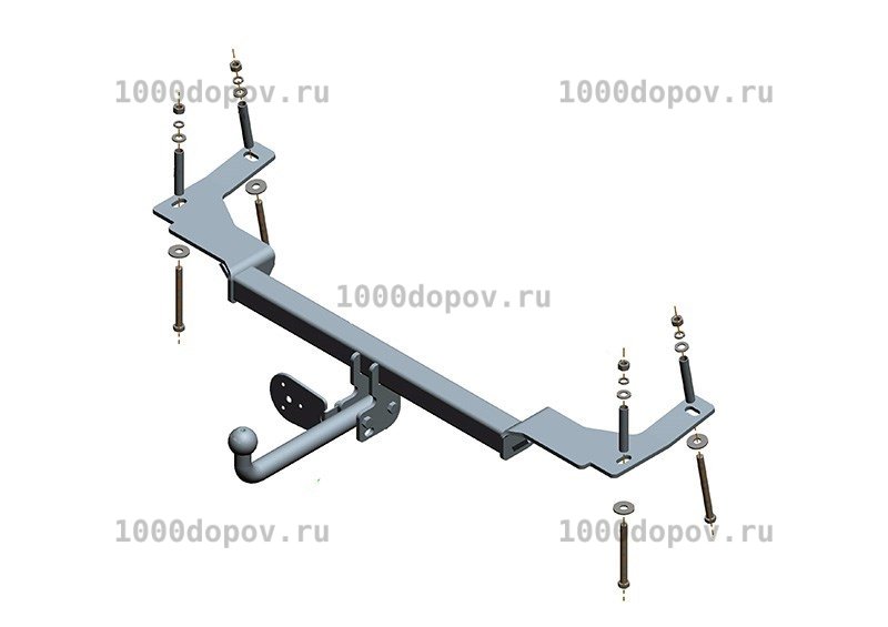 Фаркоп Avtos SY 010 SsangYong Actyon 2 10/2007-н.в. — рисунок 2