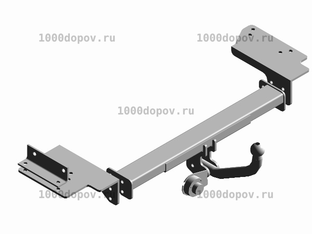 Фаркоп Трейлер 7310.KC2 Kia Sportage 2 2004-2010 (кроме 2 выхлопные трубы) — рисунок 5