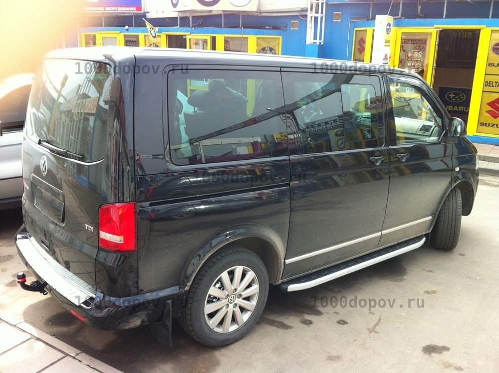 Пороги подножки на VOLKSWAGEN T5, T6 Длинная база 2003-н.в. — рисунок 3