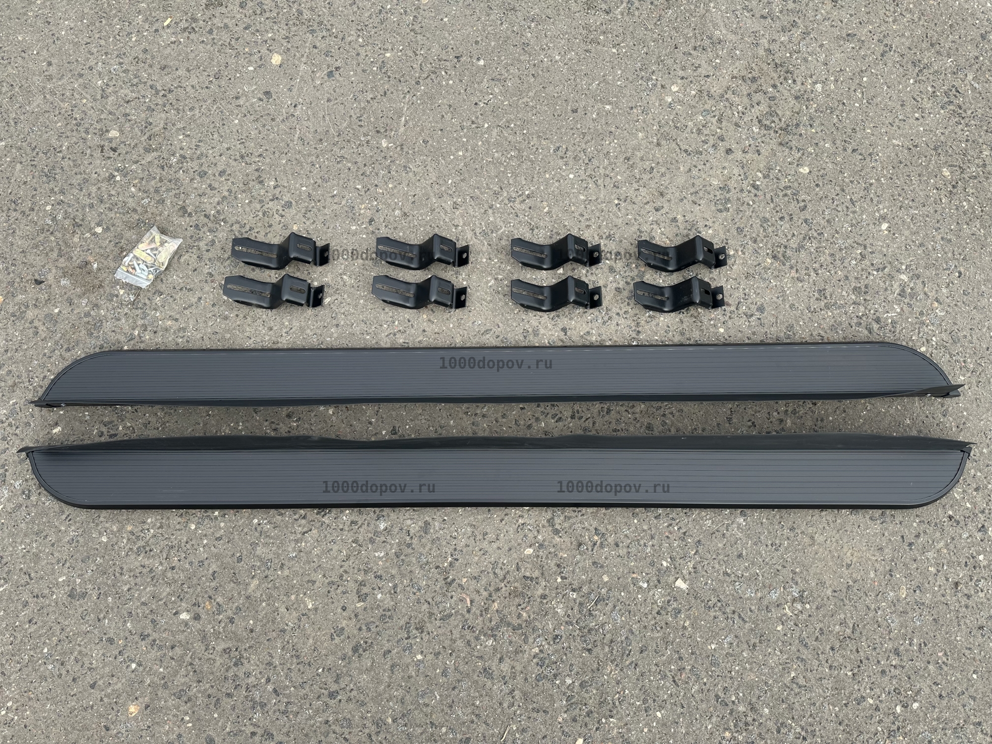 Пороги подножки на GAC GS8 2023-н.в блэкаут — рисунок 4