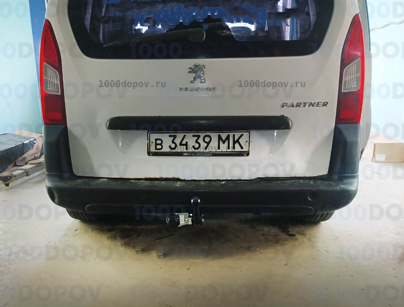 Фаркоп Трейлер 9510 Peugeot Partner Tepee L1 2008-н.в. (кроме Aridgen) — рисунок 7