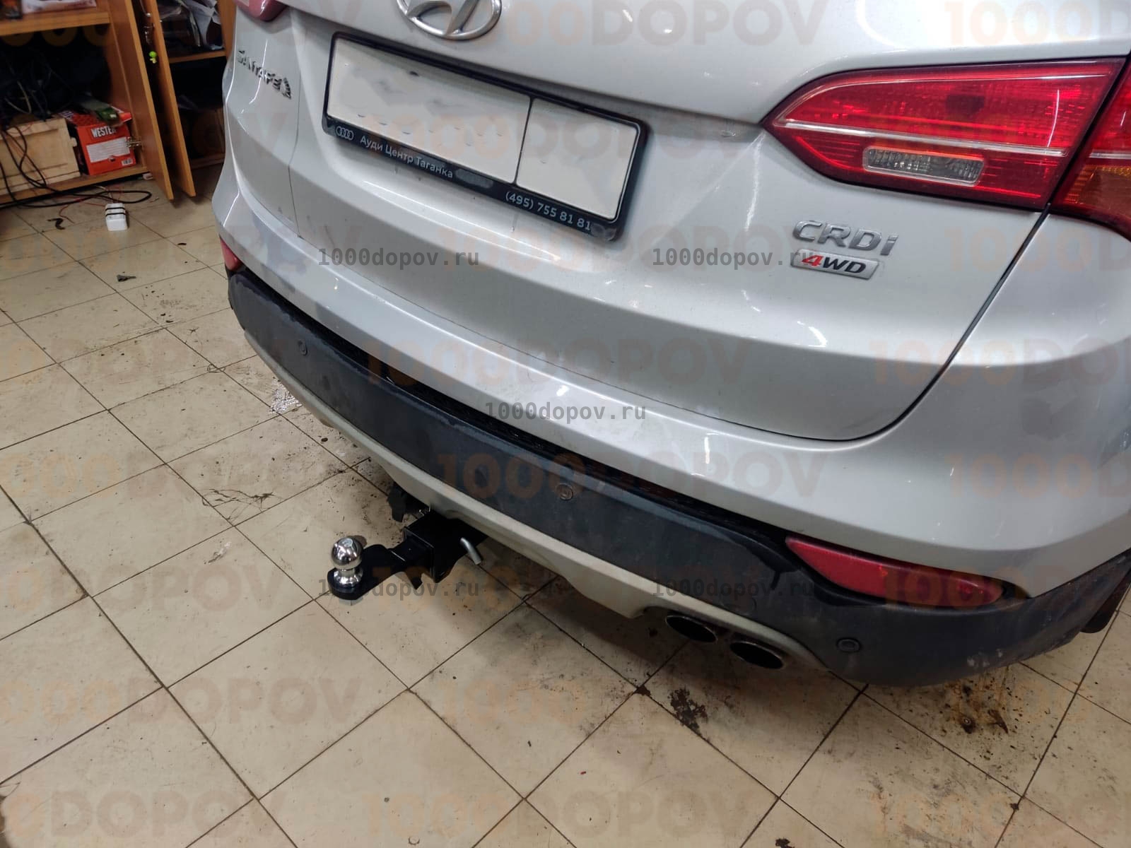 Фаркоп BERG F.2316.002 Hyundai Santa Fe 2012-2021 — рисунок 1