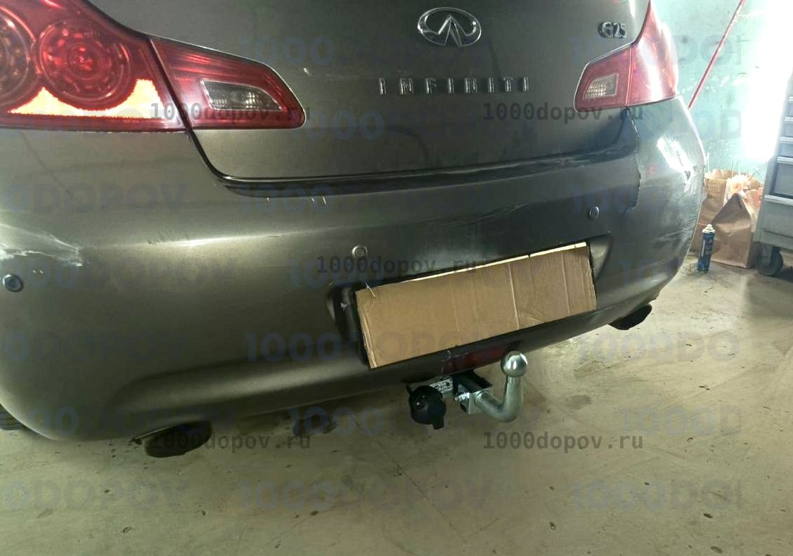 Фаркоп Motodor 98001-A Infiniti G25/35/37 2006-2014 (оцинк. Шар) — рисунок 9