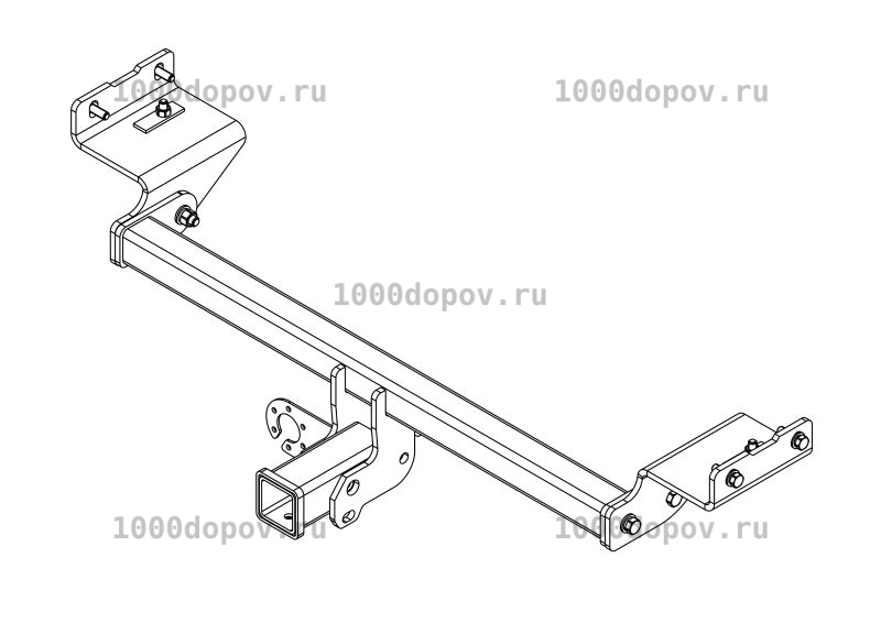 Фаркоп Avtos HY 29B Hyundai Creta 2016-н.в. — рисунок 11
