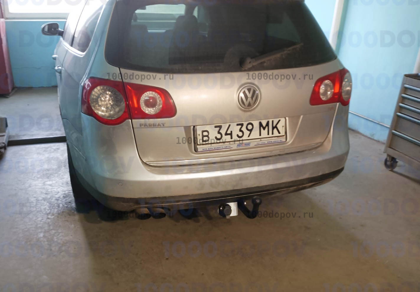 Фаркоп Avtos VW 24 Volkswagen Passat B6 (сед., унив.) 2005-10/2010 — рисунок 1