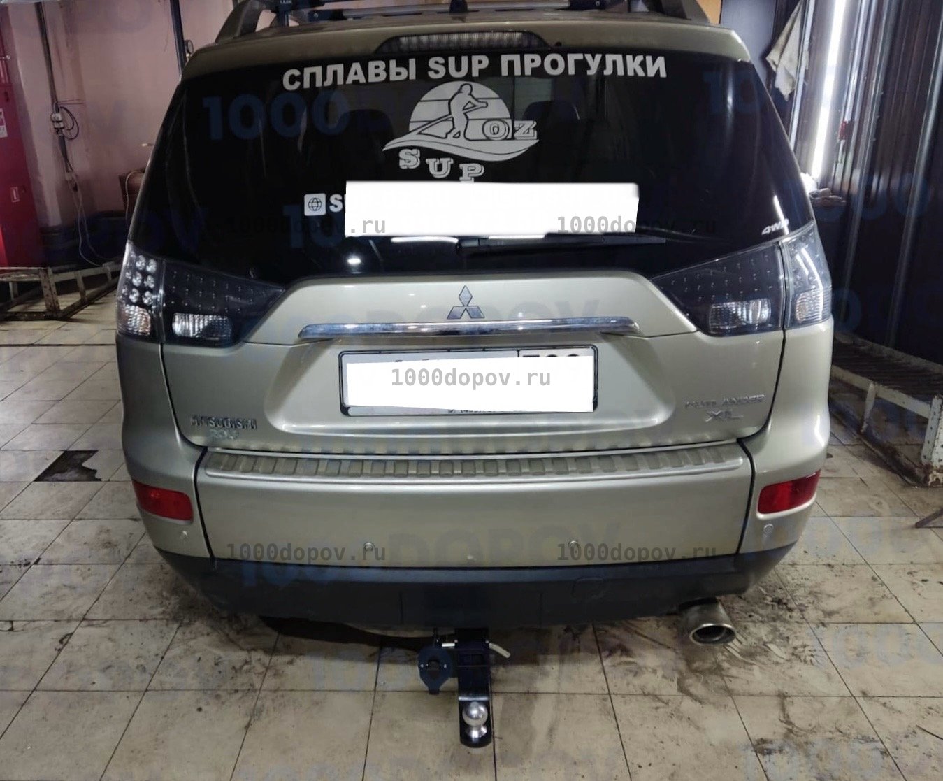 Фаркоп BERG F.4012.001 Mitsubishi Outlander XL 2007-2012 — рисунок 3
