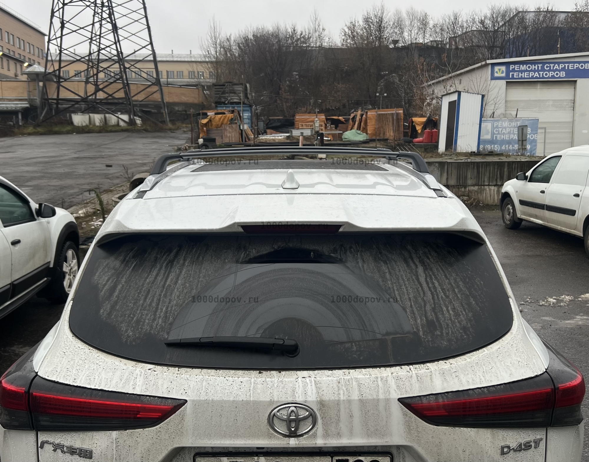 Багажник на рейлинги Toyota Highlander 2020-н.в — рисунок 5