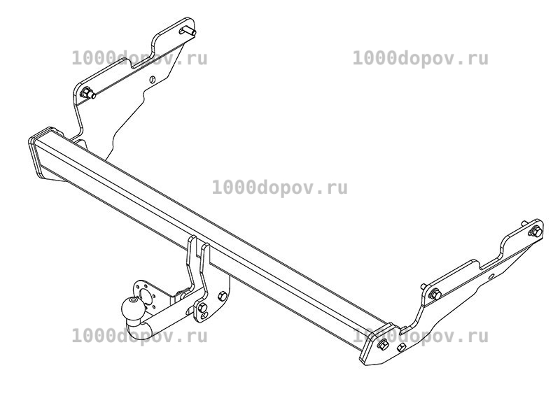 Фаркоп Avtos MZ 01 Mazda CX-5 (KE) 2012-2017, (V2) 2017-н.в. — рисунок 9