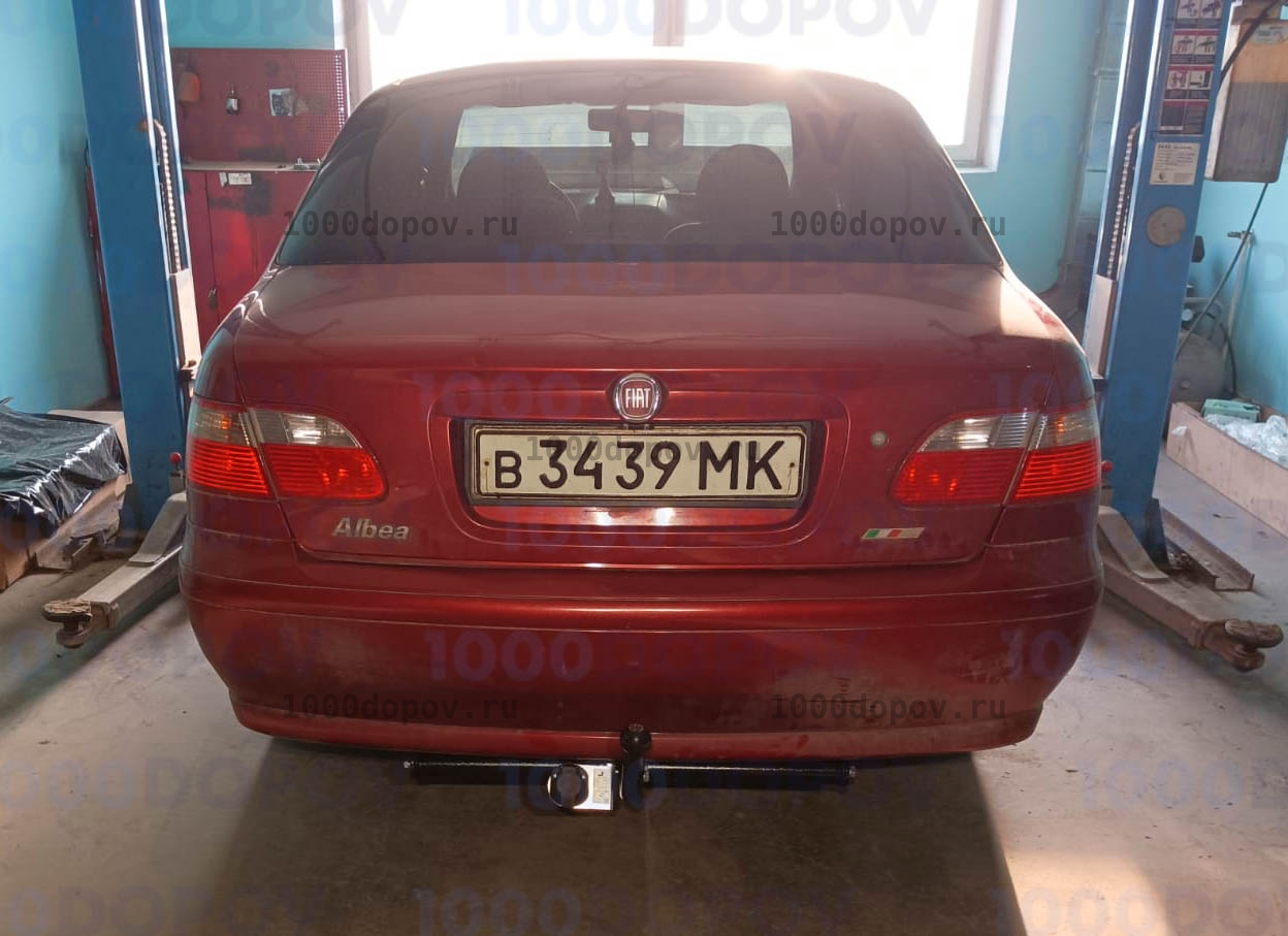 Фаркоп Leader Plus F204-A Fiat Albea (седан) 2003/04-н.в. — рисунок 2