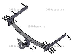 Фаркоп Leader Plus F117-A Ford Kuga DM2 2008-2013 — рисунок 3