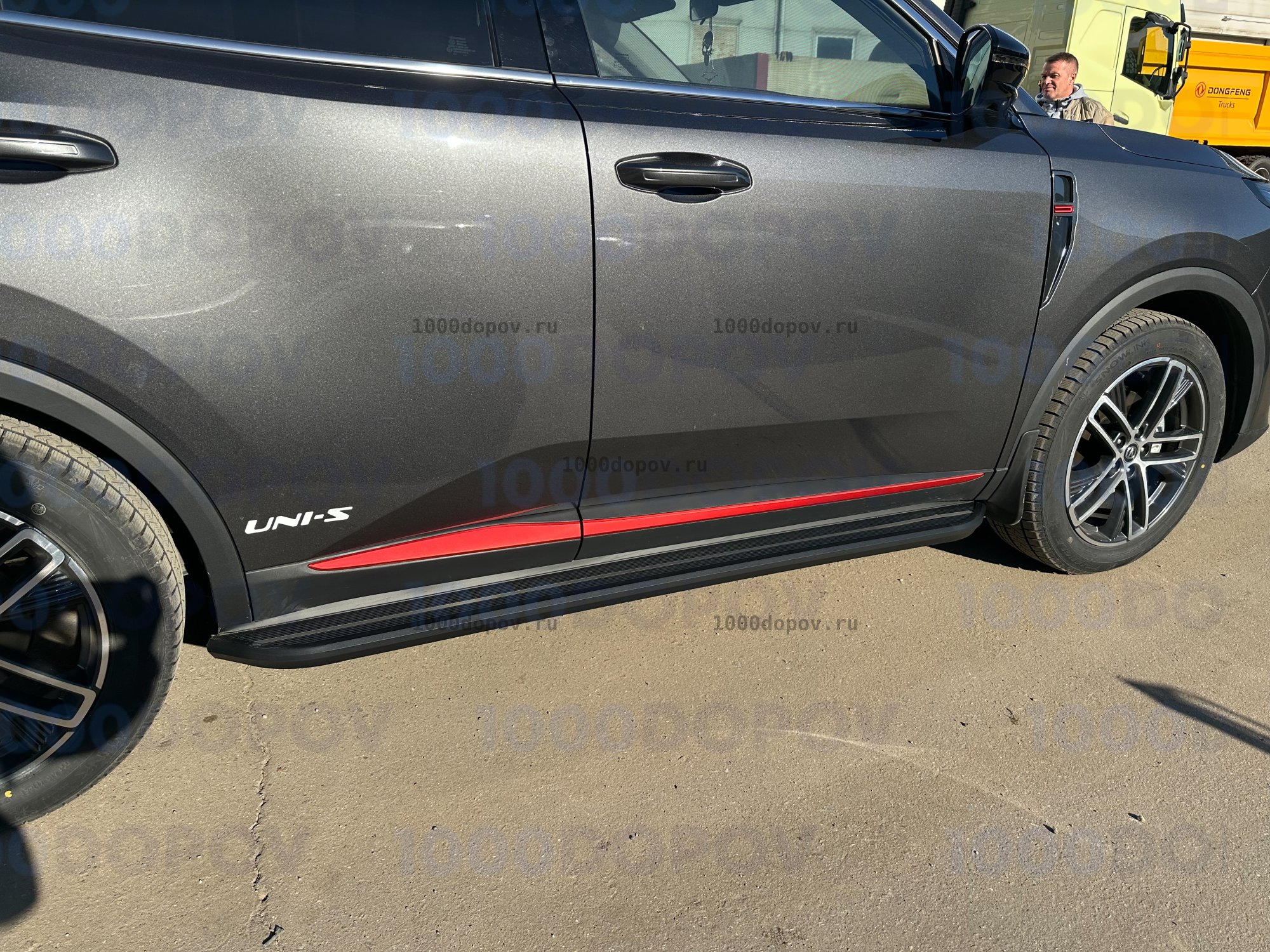 Пороги подножки на Changan CS55 PLUS+ 2023-н.в. — рисунок 6